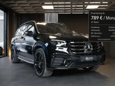 Neu Mercedes GLS450 AMG line 367 PS (269 kW) 2025 Schwarz SUV