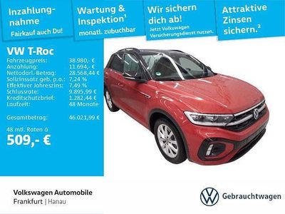 Gebraucht VW T-Roc R-line 150 PS (110 kW) 2025 Rot SUV