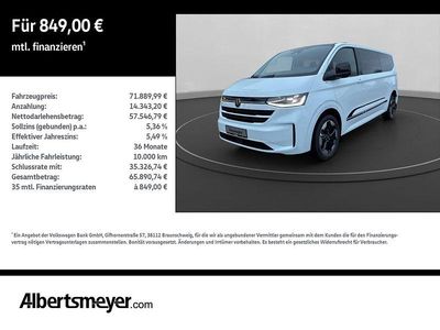 Neu VW T7 Edition 170 PS (125 kW) 2026 Weiß Van