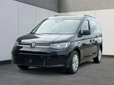 Neu VW Caddy Life 122 PS (89 kW) 2025 Schwarz Van / Kleinbus