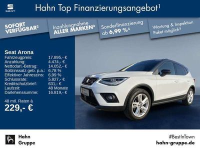 gebraucht Seat Arona FR 1.0TSI DSG Navi LED Climatr SHZ Cam DAB