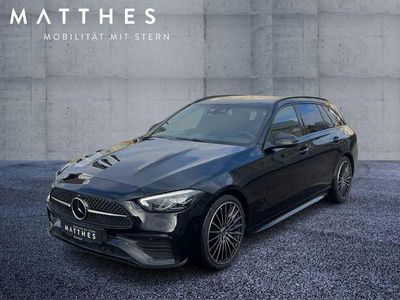 Gebraucht Mercedes C220 AMG 200 PS (147 kW) 2024 Ung schwarz unilack Kombi