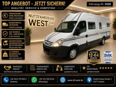 Second-hand Iveco Daily 116 CP (85 kW) 2008 Alb Monovolum