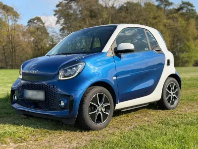 Gebraucht Smart ForTwo Coupé Passion Exclusive 60 kW (82 PS) 2021 Blau Kleinwagen
