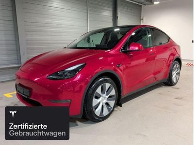 Rot Gebraucht 2022 Tesla Model Y Long Range AWD SUV | 39.700 € (Etwas zu teuer)
