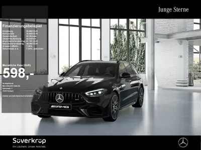 Gebraucht Mercedes C63 AMG AMG 476 PS (350 kW) 2024 Schwarzlack obsidianschwarz (metallic) Kombi