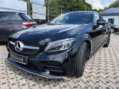 Gebraucht Mercedes C220 Advanced 194 PS (142 kW) 2021 Obsidianschwarz  metalliclack Coupé