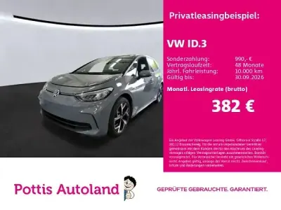 Gebraucht VW ID.3 Pro 150 kW (204 PS) 2024 Mondsteingrau Kleinwagen