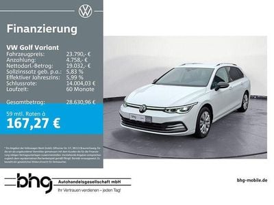 Gebraucht VW Golf VIII Move 150 PS (110 kW) 2023 Weiß Kombi