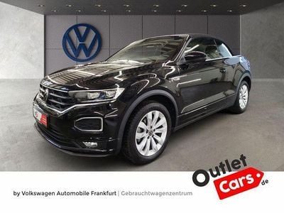 Gebraucht VW T-Roc Cabriolet R-line 150 PS (110 kW) 2022 Schwarz Cabrio