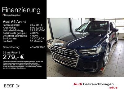 Gebraucht Audi A6 S-Line 299 PS (219 kW) 2022 Firmamentblau metallic Kombi