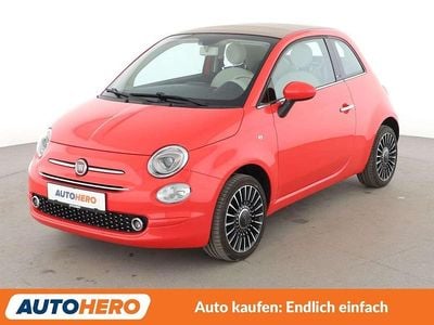 Second-hand Fiat 500C Lounge 69 CP (50 kW) 2018 Roșu Cabrio