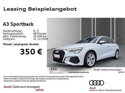 Gletscherweiß metallic Gebraucht 2024 Audi A3 S-Line Limousine | 29.679 € (Guter Preis)