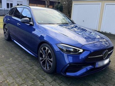 Blau Gebraucht 2022 Mercedes C300 AMG Kombi | 39.500 € (Fairer Preis)