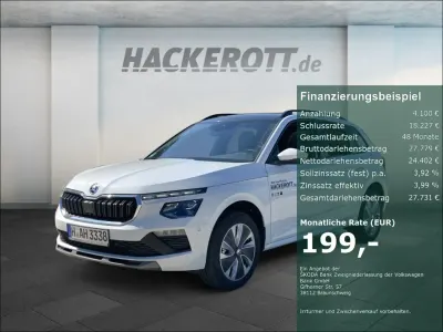 Gebraucht Skoda Kamiq Selection 150 PS (110 kW) 2024 Moon weiß metallic SUV