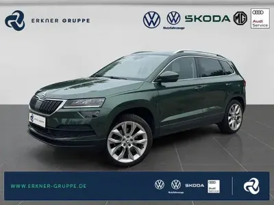 Gebraucht Skoda Karoq Style 150 PS (110 kW) 2017 Emeraldgrün metallic SUV