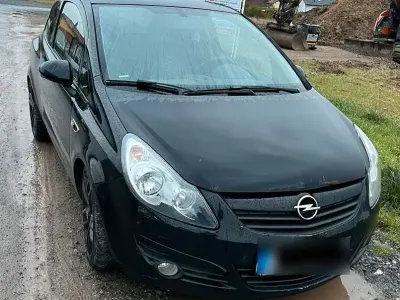 Gebraucht Opel Corsa 80 PS (58 kW) 2009 Schwarz Kleinwagen