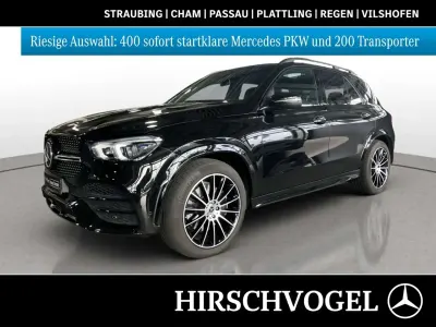 Gebraucht Mercedes GLE300 AMG line 272 PS (200 kW) 2024 Metalliclack obsidianschwarz SUV