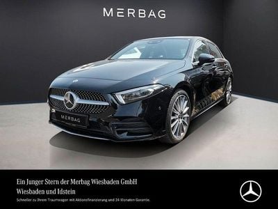 Nachtschwarz Gebraucht 2020 Mercedes A250 AMG line Limousine | 26.790 € (Etwas zu teuer)