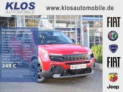 Usata Jeep Avenger Summit 101 CV (74 kW) 2024 Rosso SUV