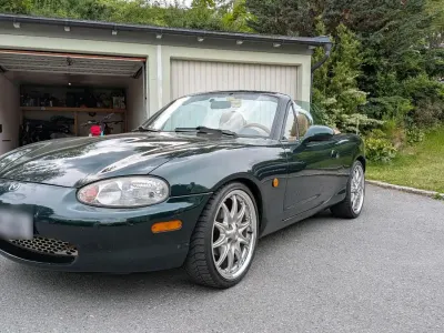 Gebraucht Mazda MX5 110 PS (80 kW) 1999 Grün Cabrio