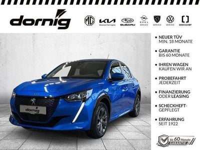 Usata Peugeot e-208 Active 100 kW (136 CV) 2021 Blu Utilitaria