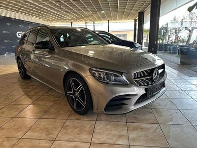 Usata Mercedes C220 AMG 194 CV (142 kW) 2020 Argento Berlina
