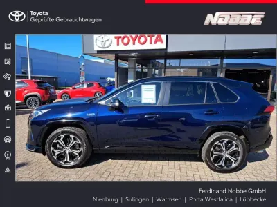 Gebraucht Toyota RAV4 Hybrid Style 306 PS (225 kW) 2021 Nagoyablau metallic / dach sch SUV