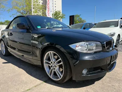 Usata BMW 120 Cabriolet Efficient Dynamics 177 CV (130 kW) 2010 Nero Cabrio
