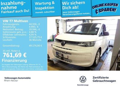 Usata VW Multivan Life 204 CV (150 kW) 2022 Bianco Monovolume