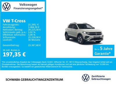Ascotgrau Gebraucht 2025 VW T-Cross Goal SUV | 21.290 € (Fairer Preis)
