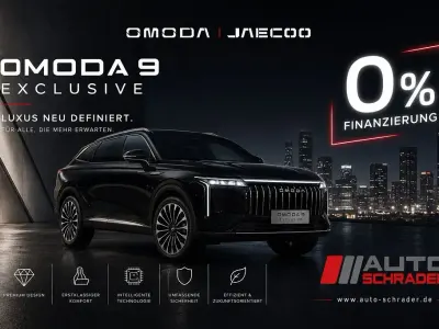 Neu Omoda 9 537 PS (394 kW) 2026 Schwarz SUV