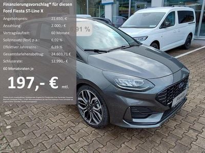 Grau Gebraucht 2023 Ford Fiesta ST-Line X Kleinwagen | 21.650 € (Etwas zu teuer)