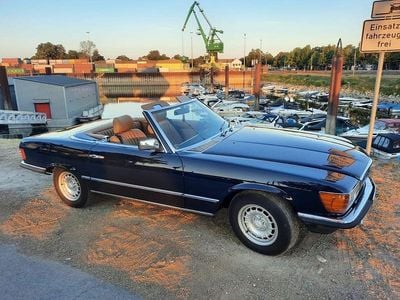 Usata Mercedes SL500 231 CV (169 kW) 1983 Blu Cabrio