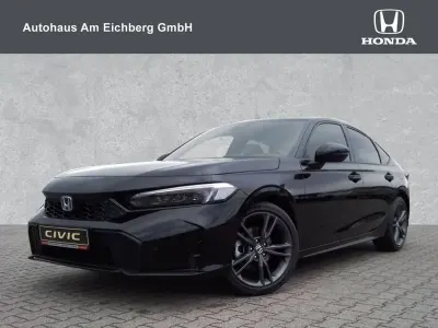 Neu Honda Civic Hybrid 143 PS (105 kW) 2026 Schwarz Limousine