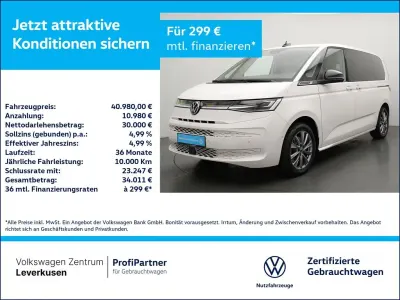 Gebraucht VW Multivan Energetic 218 PS (160 kW) 2022 Candy weiss Van / Kleinbus