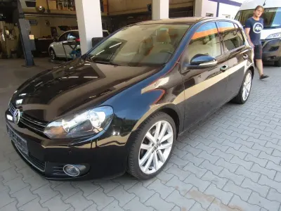 Gebraucht VW Golf VI Highline 122 PS (89 kW) 2009 Schwarz Kleinwagen