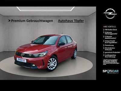 Usata Opel Corsa Basis 75 CV (55 kW) 2024 Rosso Utilitaria