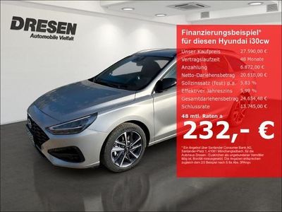 Neu Hyundai i30 Advantage 140 PS (102 kW) 2025 Shimmering silver Kombi