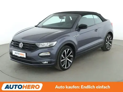 Gebraucht VW T-Roc Cabriolet R-line 150 PS (110 kW) 2021 Grau Cabrio