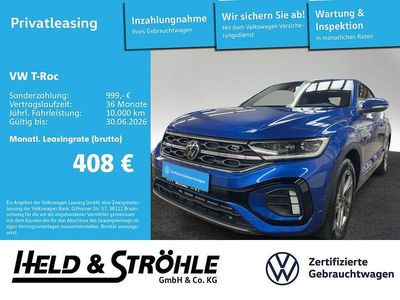 Gebraucht VW T-Roc Cabriolet R-line 150 PS (110 kW) 2025 Ravennablau metallic (metallic) Cabrio