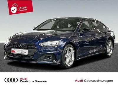 Gebraucht Audi A5 Sportback Advanced Plus 204 PS (150 kW) 2022 Navarrablau metallic Kleinwagen