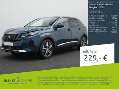 Celebes blau Gebraucht 2021 Peugeot 3008 Allure SUV | 19.770 € (Superpreis)