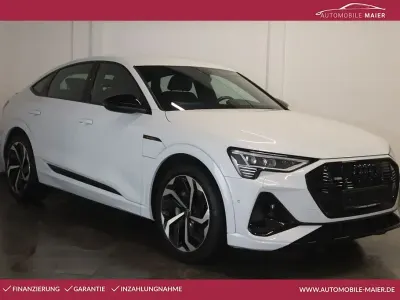 Gebraucht Audi e-tron Sportback S-Line 300 kW (408 PS) 2023 Weiß SUV