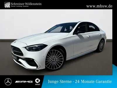 Gebraucht Mercedes C300 AMG 258 PS (189 kW) 2022 Unilack polarwei Limousine