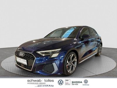 Blau Gebraucht 2022 Audi A3 S-Line Limousine | 26.545 € (Guter Preis)