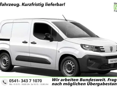 Neu Peugeot Partner 131 PS (96 kW) 2026 Kaolin weiß Van / Kleinbus