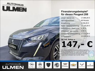 Gebraucht Peugeot 208 Allure 101 PS (74 kW) 2024 Schwarz Kleinwagen