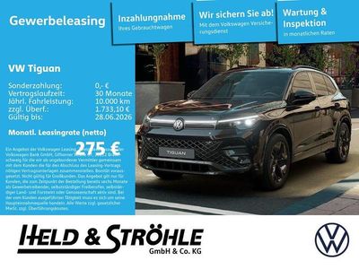 Nuova VW Tiguan R-line 150 CV (110 kW) 2026 Nero SUV