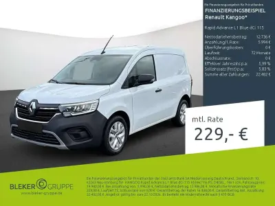 Second-hand Renault Kangoo Rapid Advance 116 CP (85 kW) 2023 Alb Monovolum